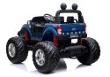 POJAZD NA AKUMULATOR FORD RANGER MONSTER NIEBIESKI LAKIEROWANY LCD