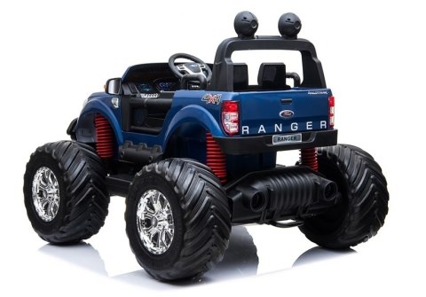 POJAZD NA AKUMULATOR FORD RANGER MONSTER NIEBIESKI LAKIEROWANY LCD