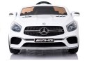 POJAZD NA AKUMULATOR MERCEDES SL65 LCD BIAŁY