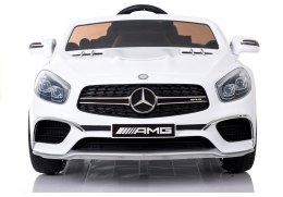 POJAZD NA AKUMULATOR MERCEDES SL65 LCD BIAŁY
