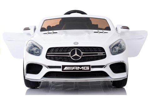 POJAZD NA AKUMULATOR MERCEDES SL65 LCD BIAŁY