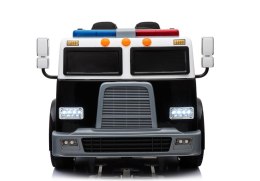 SAMOCHÓD POLICYJNY NA AKUMULATOR CZARNY RADIOWÓZ