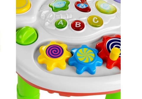 STOLIK EDUKACYJNY KSZTAŁTY CYFERKI GRA ŚWIECI