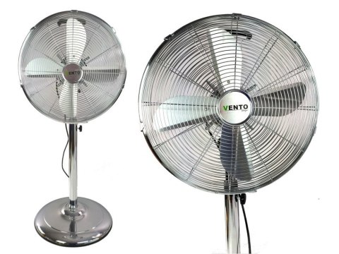 WENTYLATOR VENTO PODŁOGOWY 40 CM 50W INOX CHROMOWANY