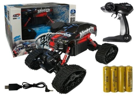 ZDALNIE STEROWANY MONSTER TRUCK R/C CZERWONY