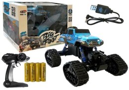 ZDALNIE STEROWANY MONSTER TRUCK R/C NIEBIESKI