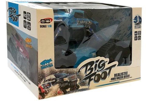 ZDALNIE STEROWANY MONSTER TRUCK R/C NIEBIESKI