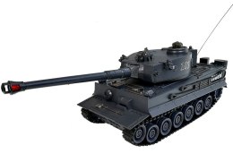 CZOŁG R/C 1:28 ZDALNIE STEROWANY CZARNY Z BUNKREM
