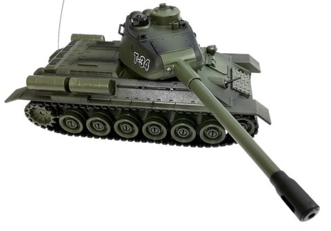 CZOŁG R/C 1:28 ZDALNIE STEROWANY ZIELONY Z BUNKREM