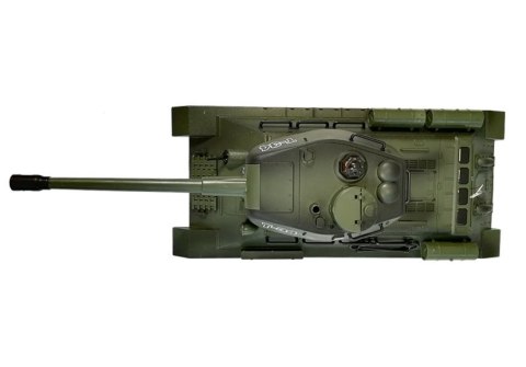 CZOŁG R/C 1:28 ZDALNIE STEROWANY ZIELONY Z BUNKREM