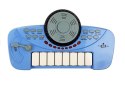 PERKUSJA Z KEYBOARDEM MIKROFON 5 BĘBNÓW RÓŻOWA