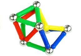 ZESTAW KLOCKÓW MAGNETYCZNYCH 136 ELEMENT MAGNASTIx