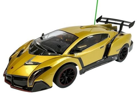 AUTO ZDALNIE STEROWANE R/C WYŚCIGOWE 1:10 ZŁOTE