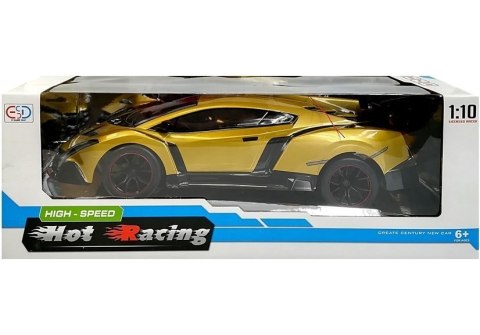 AUTO ZDALNIE STEROWANE R/C WYŚCIGOWE 1:10 ZŁOTE