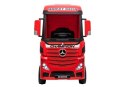 AUTO NA AKUMULATOR MERCEDES ACTROS CZERWONY LAKIEROWANY MP4
