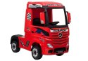 AUTO NA AKUMULATOR MERCEDES ACTROS CZERWONY LAKIEROWANY MP4