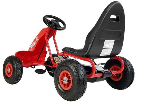 GOKART NA PEDAŁY A-18 CZERWONY