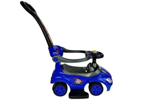 JEŹDZIK Z PCHACZEM MEGA CAR 3W1 NIEBIESKI