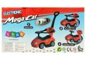 JEŹDZIK Z PCHACZEM MEGA CAR 3W1 NIEBIESKI