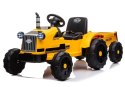 TRAKTOR NA AKUMULATOR Z PRZYCZEPĄ CH9959 ŻÓŁTY