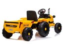 TRAKTOR NA AKUMULATOR Z PRZYCZEPĄ CH9959 ŻÓŁTY