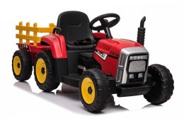 TRAKTOR NA AKUMULATOR Z PRZYCZEPKĄ XMX611 CZERWONY