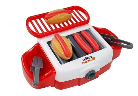 ZABAWKOWY GRILL DO HOT DOGÓW NA BATERIE BBQ