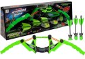 ZESTAW ŁUK 3 STRZAŁY SPORTOWY ZIELONY 58 CM
