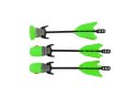ZESTAW ŁUK 3 STRZAŁY SPORTOWY ZIELONY 58 CM