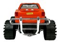 ZESTAW POJAZDÓW MONSTER TRUCK POMARAŃCZOWY LAWETA 58 CM