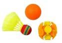 ZESTAW SPORTOWY RAKIETY FRISBEE DIABOLO
