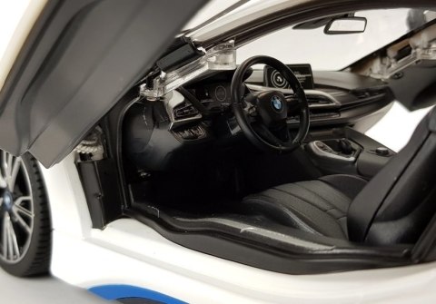 AUTO R/C BMW I8 RASTAR 1:14 BIAŁY DRZWI AUTOMATYCZNE