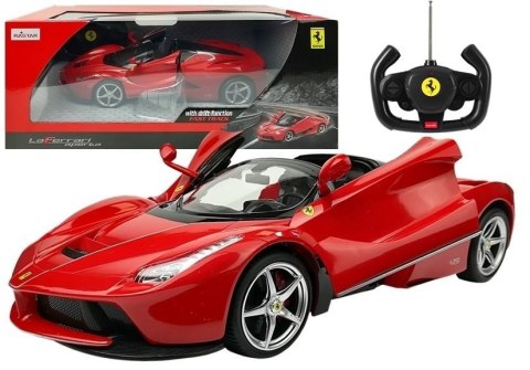 AUTO R/C FERRARI APERTA RASTAR 1:14 CZERWONE NA PILOTA