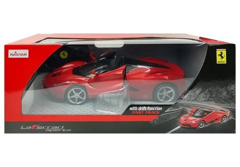 AUTO R/C FERRARI APERTA RASTAR 1:14 CZERWONE NA PILOTA