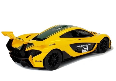 AUTO R/C MCLAREN P1 GTR RASTAR 1:14 ŻÓŁTE NA PILOTA