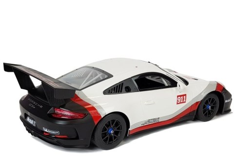 AUTO R/C PORSCHE 911 GT3 CUP RASTAR 1:14 BIAŁE NA PILOTA