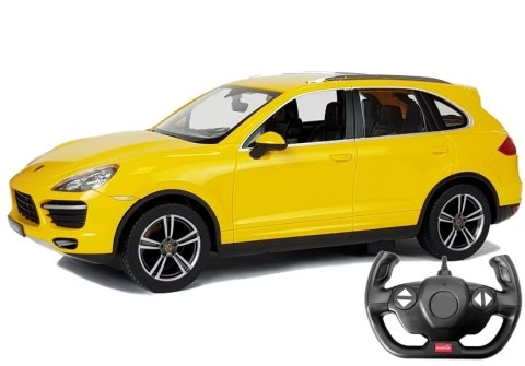 AUTO R/C PORSCHE CAYENNE RASTAR 1:14 ŻÓŁTE