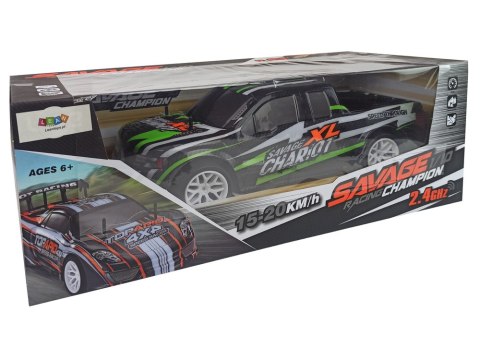 AUTO ZDALNIE STEROWANE R/C PICK UP 15-20 KM/H ZIELONE