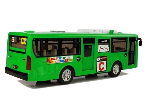 MUZYCZNY AUTOBUS Z NAPĘDEM i ŚWIATŁAMI ZIELONY