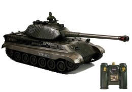 ZESTAW CZOŁGÓW BITEWNYCH ZDALNIE STEROWANE R/C 1:28 ZIELONY I CZARNY