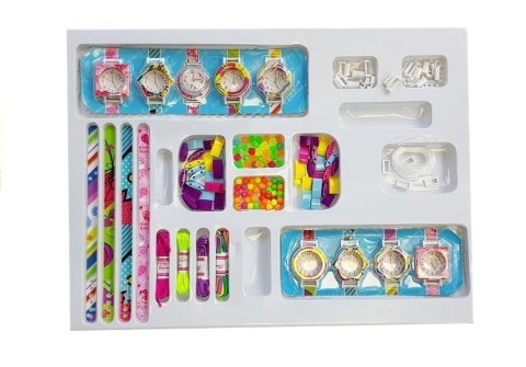 ZESTAW DO TWORZENIA BIŻUTERII I ZEGARKÓW DIY 110 ELEMENTÓW