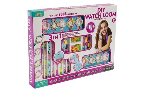 ZESTAW DO TWORZENIA BIŻUTERII I ZEGARKÓW DIY 110 ELEMENTÓW