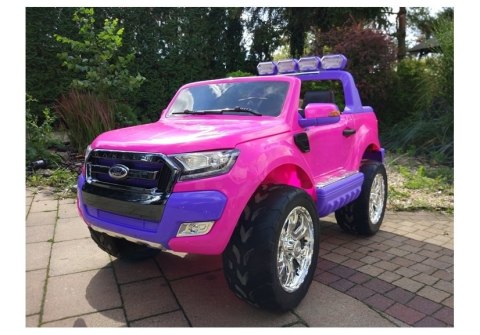 AUTO NA AKUMULATOR FORD RANGER 4x4 RÓŻOWY LCD