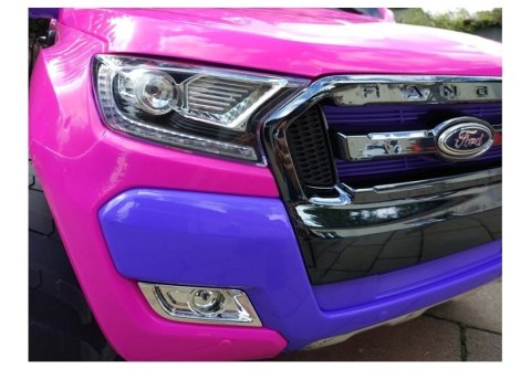 AUTO NA AKUMULATOR FORD RANGER 4x4 RÓŻOWY LCD