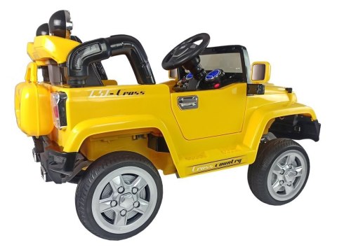 AUTO NA AKUMULATOR JEEP JJ245 ŻÓŁTY