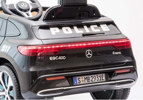 AUTO NA AKUMULATOR MERCEDES EQC 400 POLICJA CZARNY