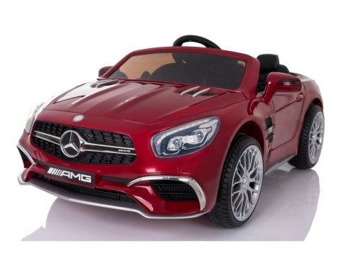 AUTO NA AKUMULATOR MERCEDES SL65 CZERWONY LAKIER
