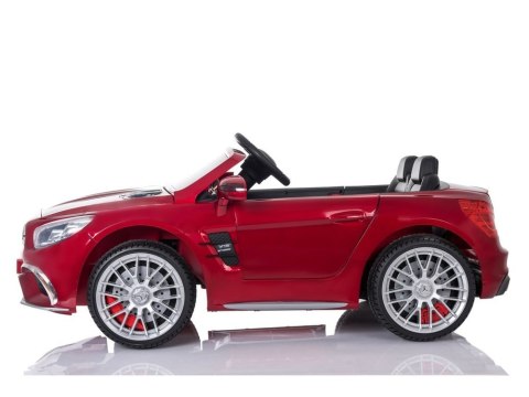 AUTO NA AKUMULATOR MERCEDES SL65 CZERWONY LAKIER