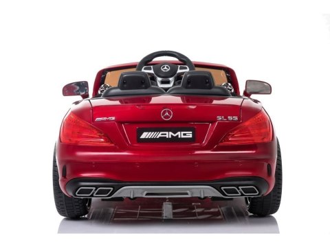 AUTO NA AKUMULATOR MERCEDES SL65 CZERWONY LAKIER