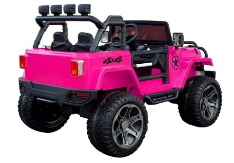 AUTO NA AKUMULATOR WXE-1688 4x4 RÓŻOWY